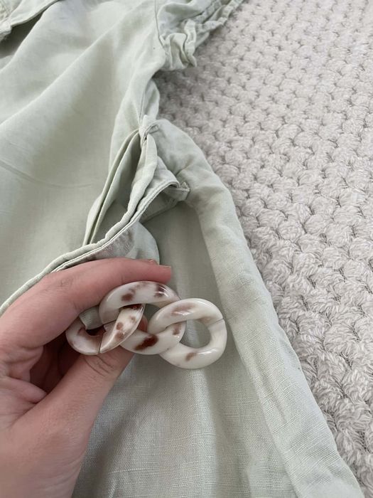 Lniane sukienka zara rozmiar s