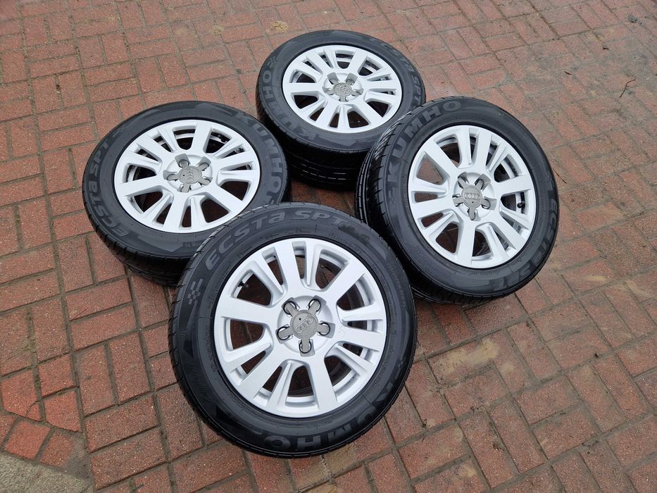 Komplet Kół Koła Felgi 16 Cali 5x112 Audi A6 C5 C6 C7 ET45 Oryginał