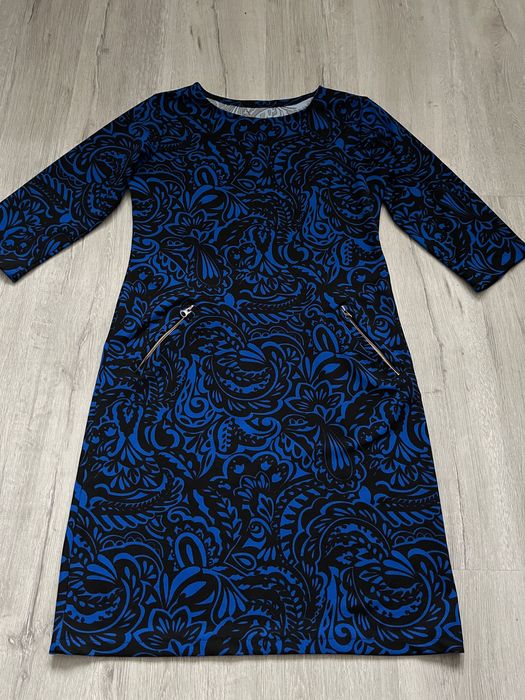 Suknia Granatowo-czarna