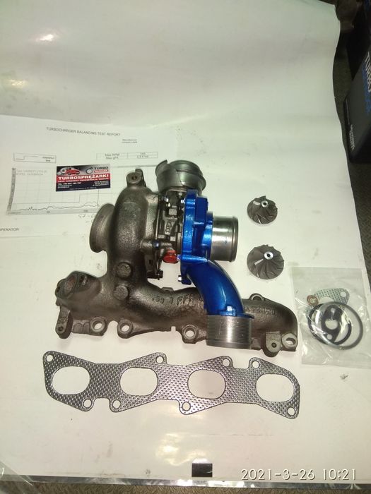 Turbosprężarka hybryda GTB2056v do Opel Vectra c 1.9cdti 150KM 755046