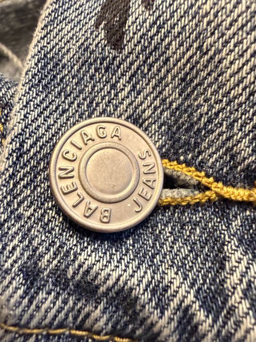 BALENCIAGA Graffiti Denim Jacket