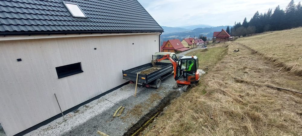Usługi koparka  Minikoparka