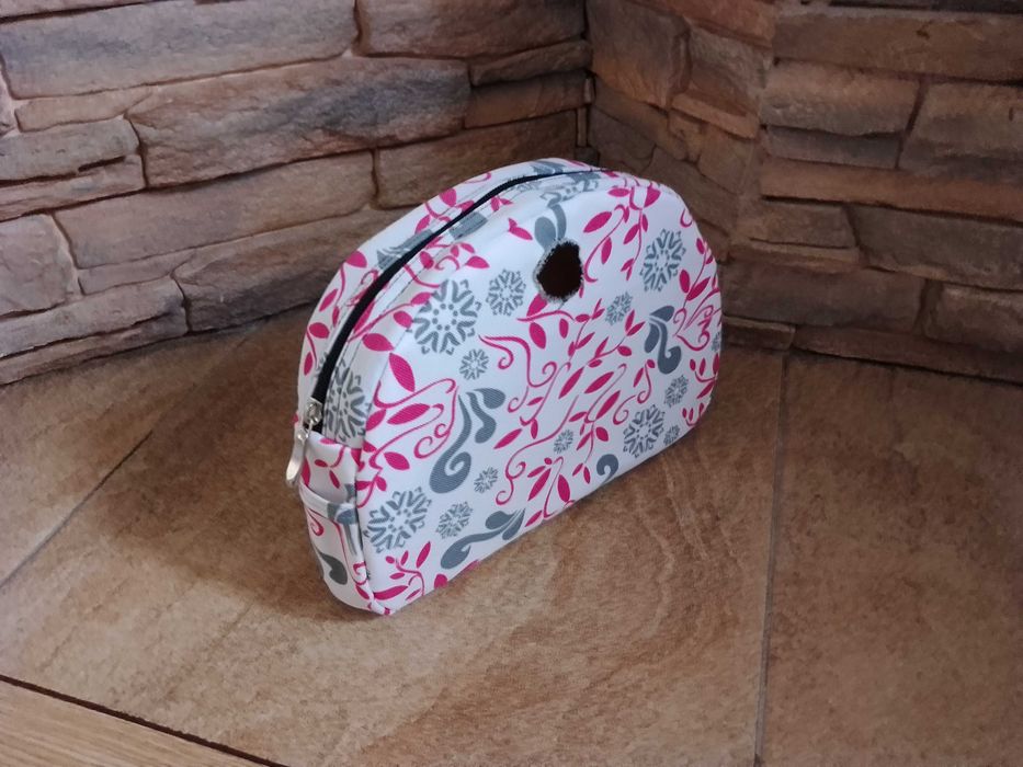 WYPRZEDAŻ - OBAG Moon Light organizer -róż szary białe tło-wysyłka OLX
