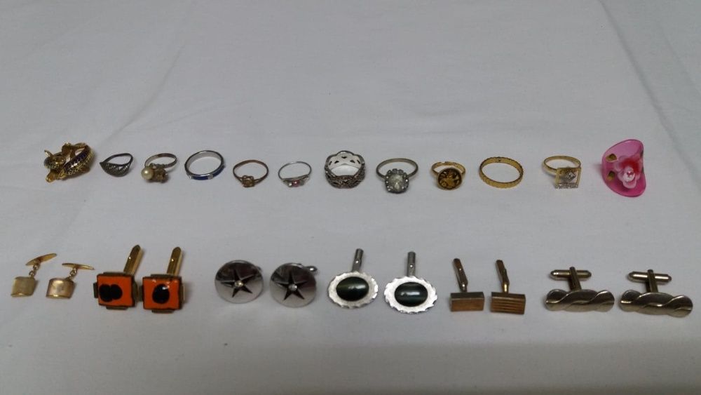 Anéis de senhora e Botões de punho