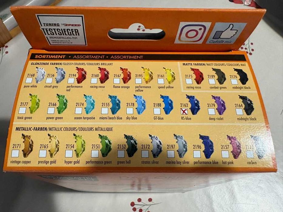 Kit de Pintura de Pinças Foliatec - RS Blue 2162