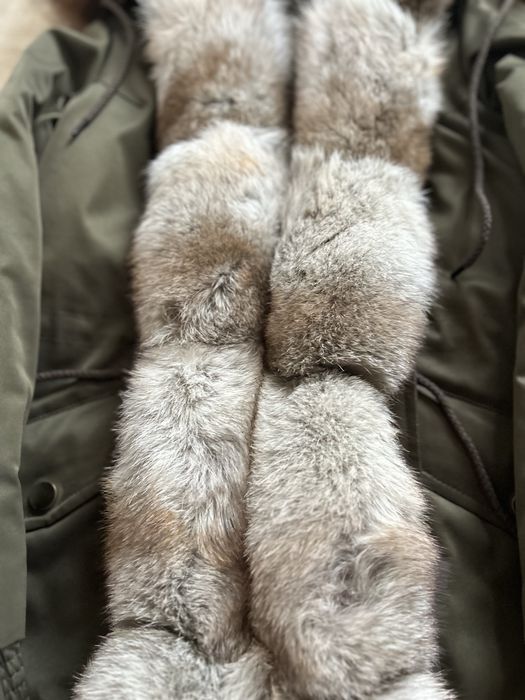 Парка с натуральным мехом