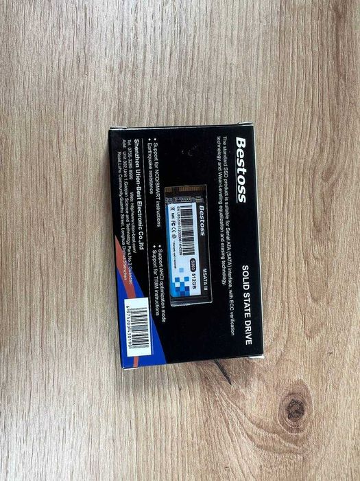 Твердотельный накопитель mSATA SSD Bestoss 512 GB — новый