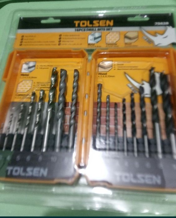 Свердла по дереву, металу бетону