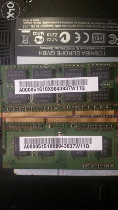 DDR3 1GB RAMPC3 8500S Samsung