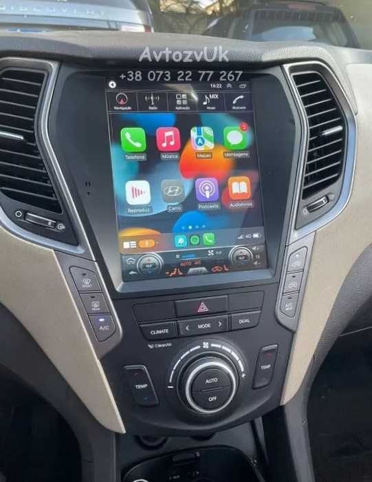 Магнитола HYUNDAI Santa Fe IX 45 GPS Санта Фе ix45 CarPlay Android 15