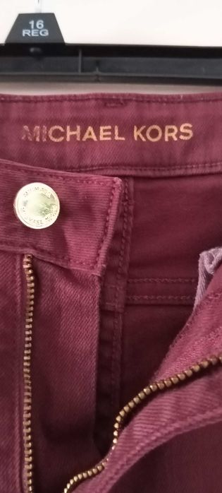 Michael Kors Jeans Size 10, Burgundy Color