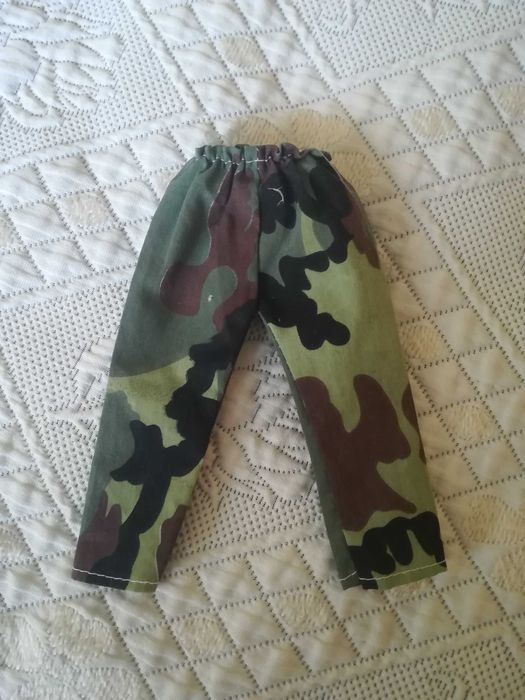 Calças Militares para Boneco