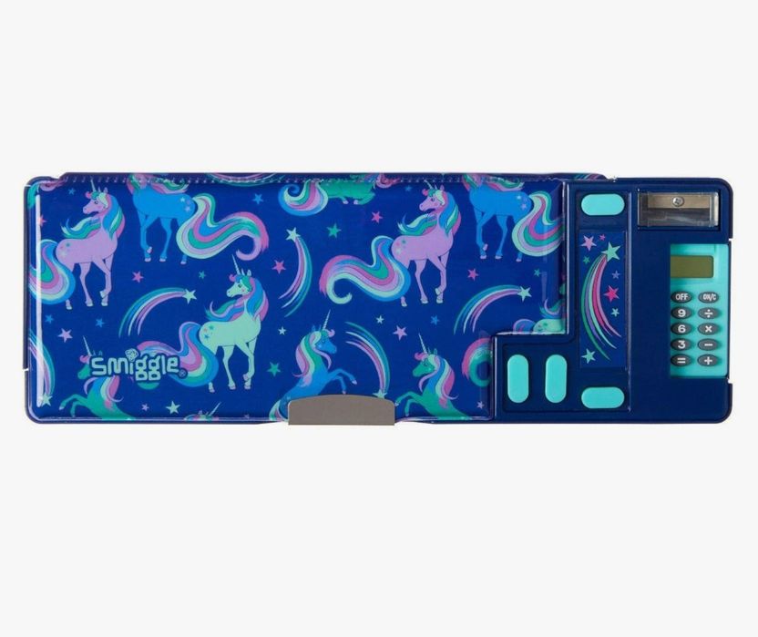 Чарівний пенал smiggle з калькулятором єдинороги школьний