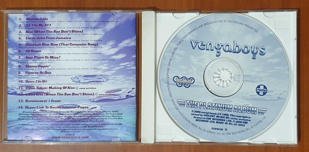 CD - Vengaboys - The Platinum Album