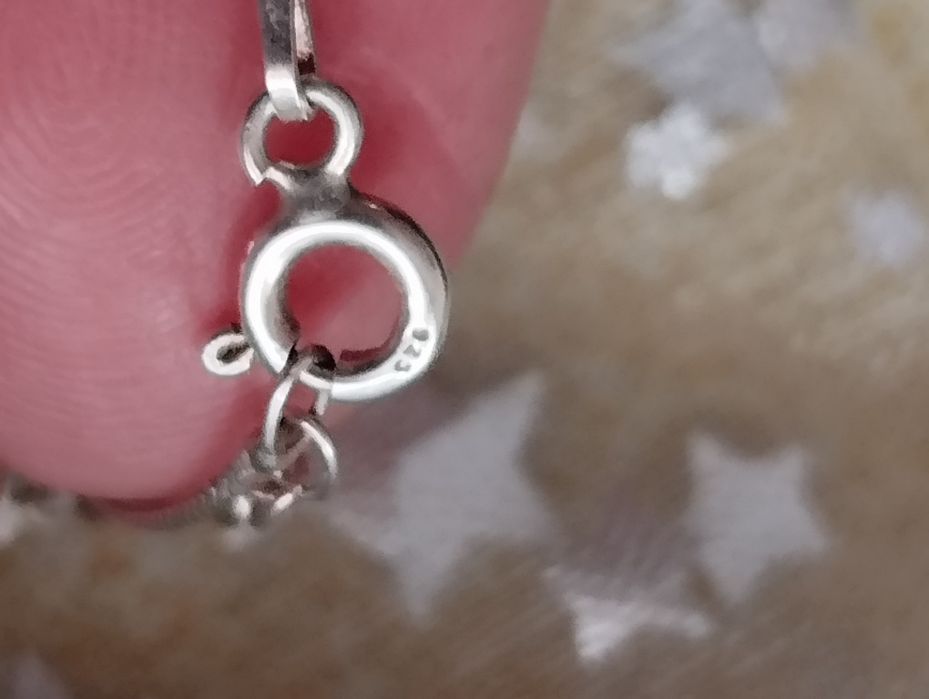 Komplet srebro 925 kulki