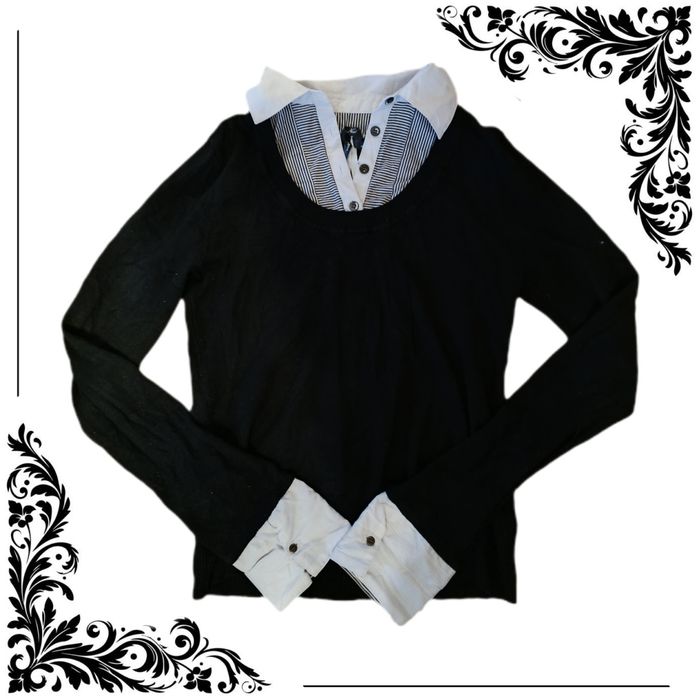 кофтинка office siren grunge y2k alt opium goth gothic