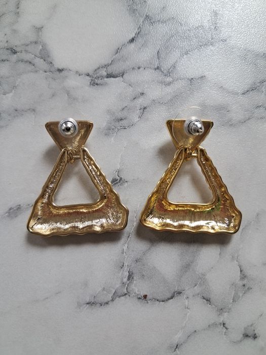 Біжутерія- сережки з емалю, кольцо