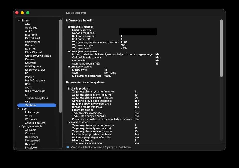 MacBook Pro 16 M3 MAX 36GB 1TB Bateria 100% Space Black