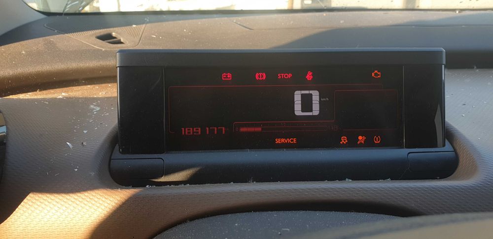 Citroen c4 cactus deska rozdzielcza 2014r komplet airbag sensor pasy
