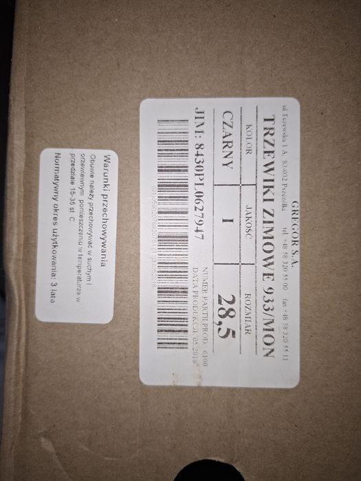Trzewiki Buty Zimowe wzór 933