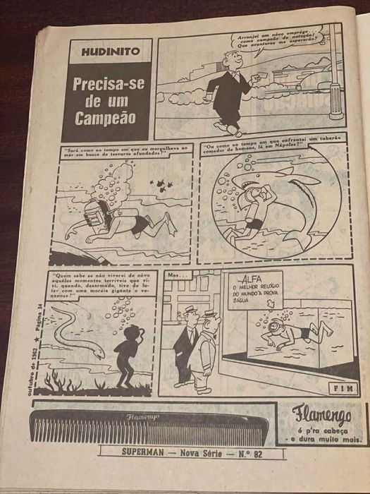Revista  BD Superman, da EBAL,  nº 82