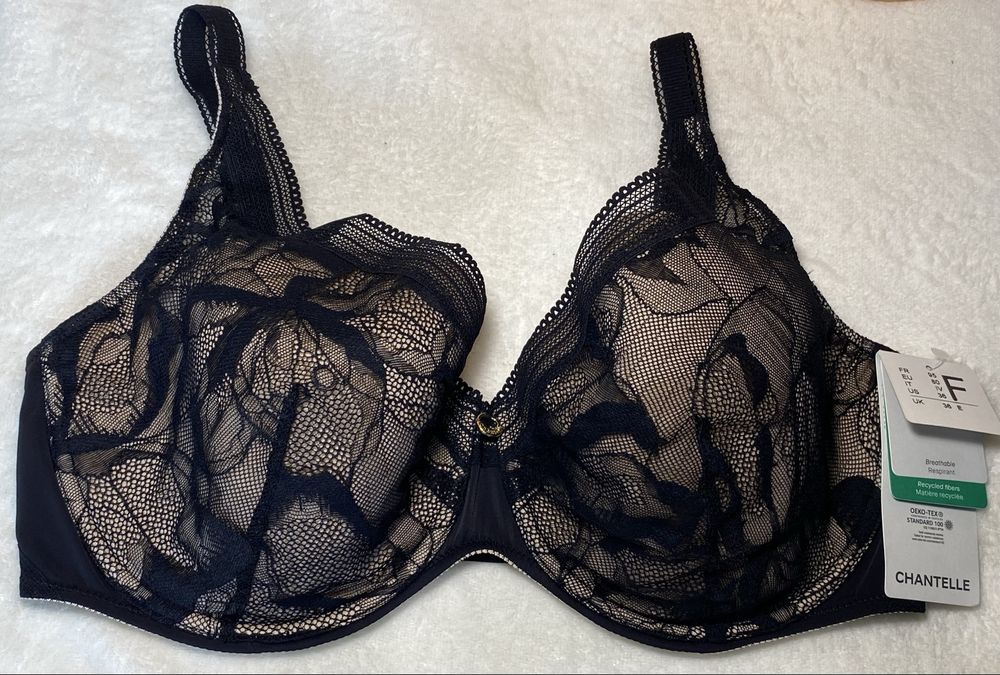 CHANTELLE TRUE LACE C11M20 80F – luksusowy biustonosz koronkowy – NOWY Z METKAMI