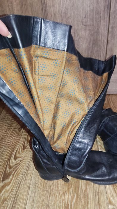 Шкіряні жіночі чоботи Geox 39 розмір 25,5 см