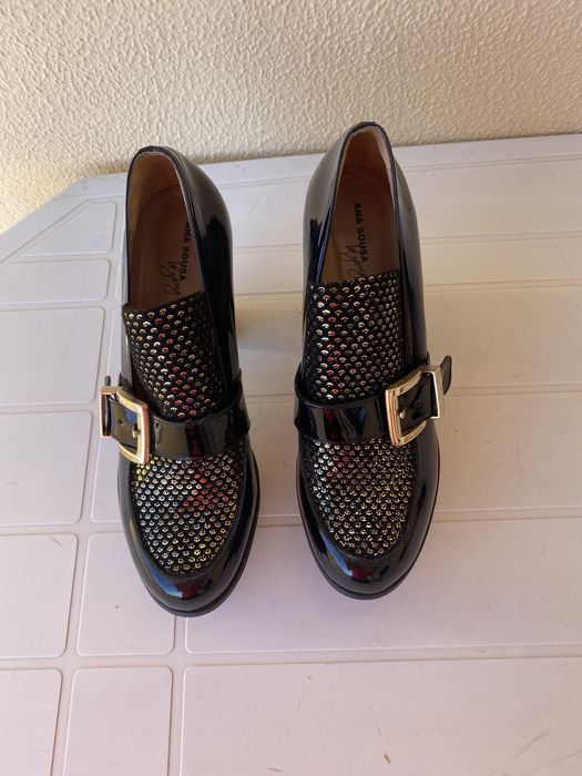 Sapatos de salto alto compensados Ana Sousa