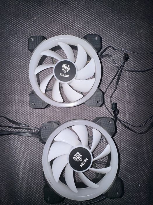 4 fans Kolink RGB + Hub