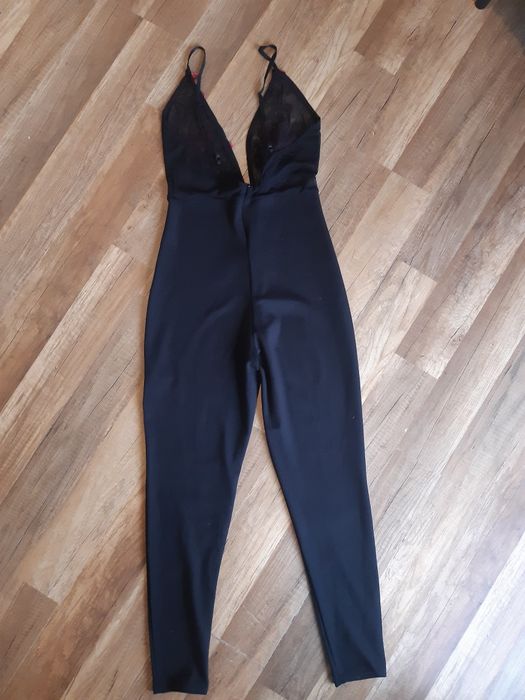 Kombinezon długi 36 czarny s elegancki