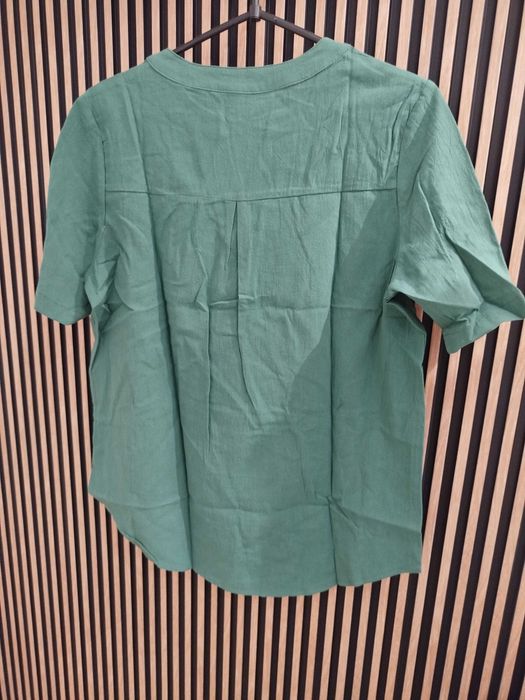 Damska bluzka zielona – 100% bawełna – rozmiar M – NOWA