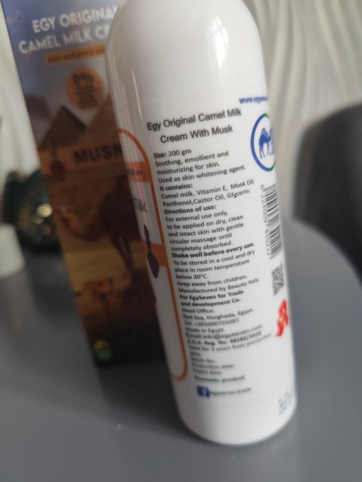Krem z mlekiem wielbłądzim 200g