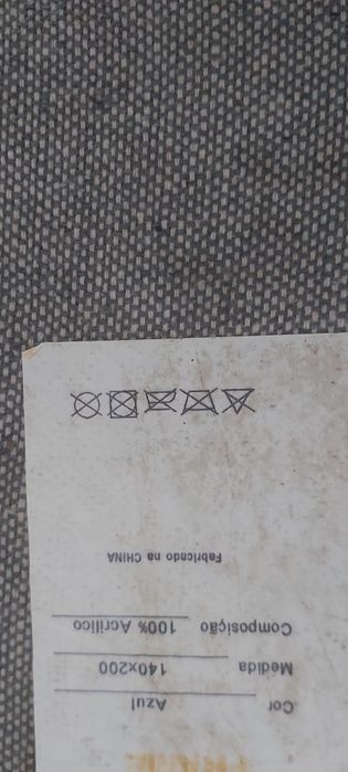 Tapete azul 200x140x1