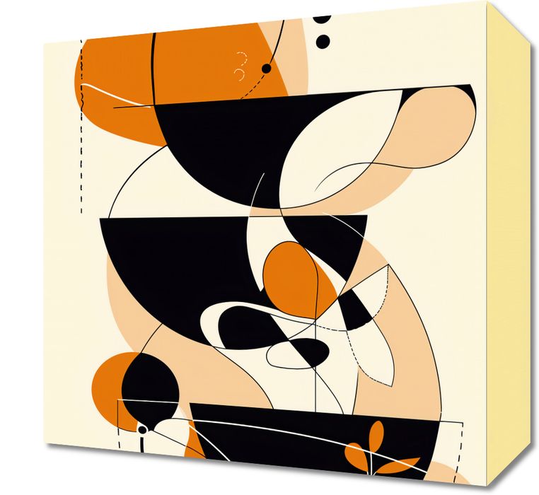 Obraz 30x30cm Taneczne Kręgi