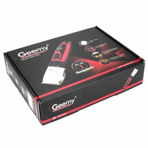 Машинка для стрижки волос Geemy GM-550 + аккумулятор