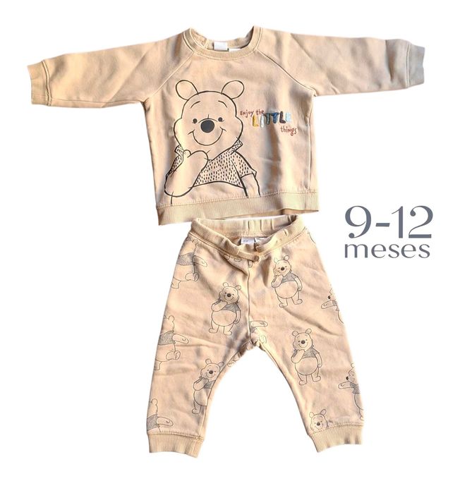Conjunto Camisola + Calças Winnie the Pooh H&M 9-12 meses