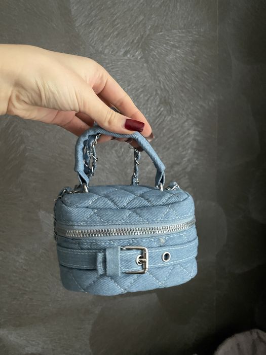 Сумка сумочка джинсова джинсовая маленькая сумка