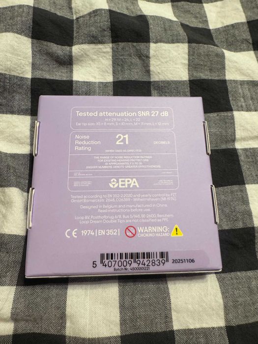 Loop Dream Lilac - zatyczki / stopery do uszu