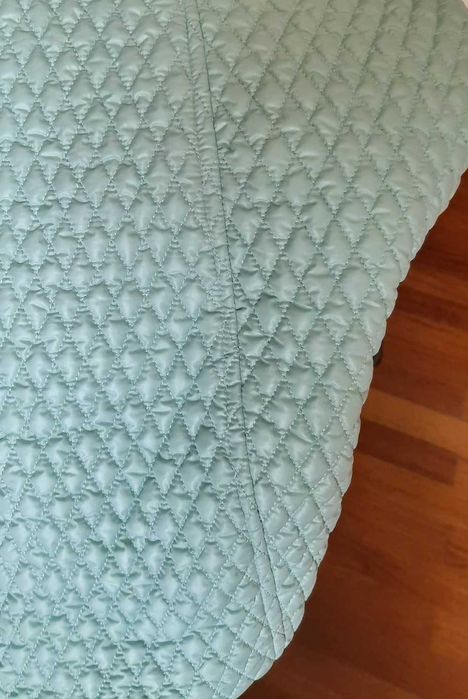 Miętowa pikowana kurtka Ika rozmiar 42 / L