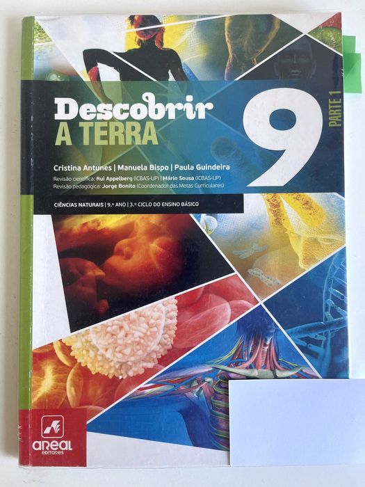 Manual escolar " Descobrir a Terra 9" - Ciências + CA