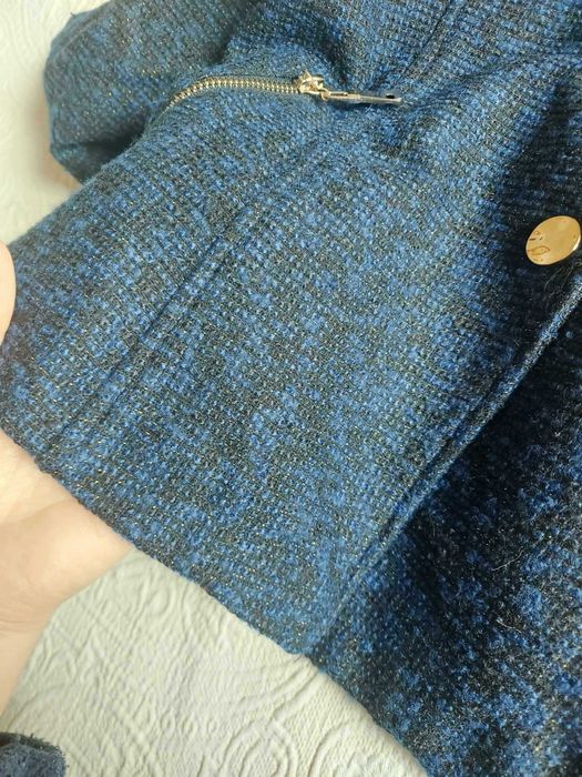 Blazer azul mulher