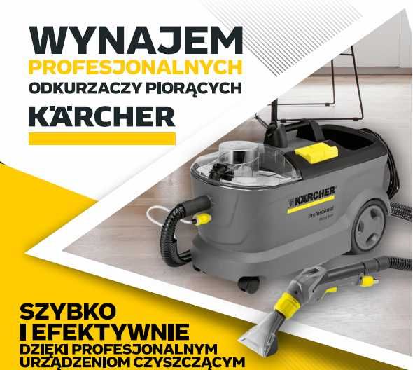 WYNAJEM Odkurzacza Piorącego KARCHER PUZZI 10/1