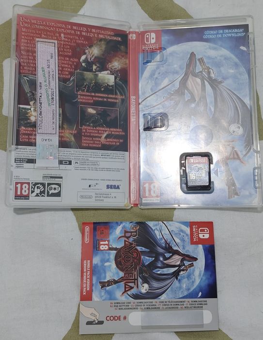 Vendo Bayonetta 1 e 2 para switch 1 (código por usar)
