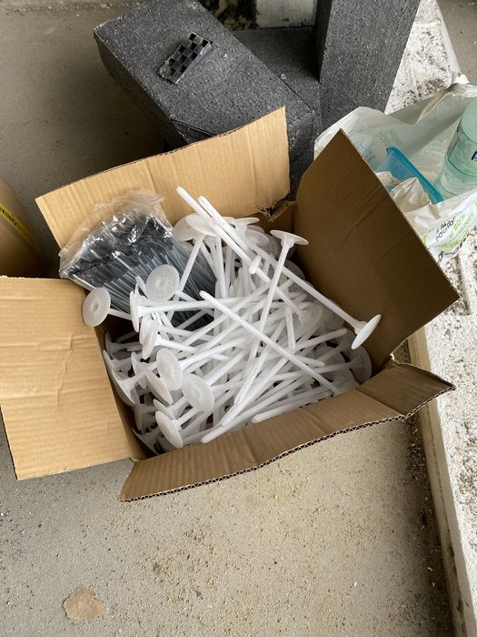 Kołki 280 28 cm 180 szt styropian wełna metalowy trzpien  Ziel-Plast