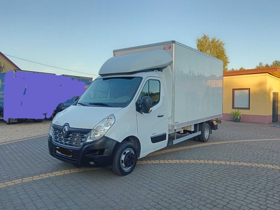Renault Master bliźniak 45.165 DMC 3.5tony kat.B Kontener Izoterma 4.3m 8 palet winda Dhollandia 750kg Klima Tempomat ( Renault Mascott Iveco Daily)