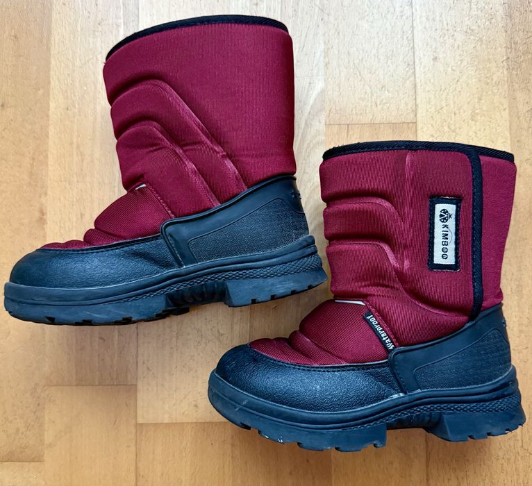 Дитячі зимові чоботи  Kimboo Бордові