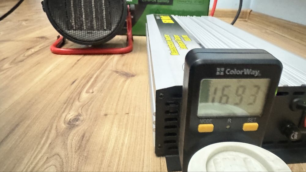 Комплект ІНВЕРТОР (УПС)  ‼️1500-3000w  + Батарея lifepo4 100ah 12v