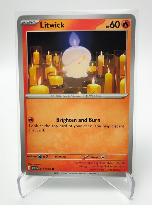Litwick 016/086 karta pokemon White Flare