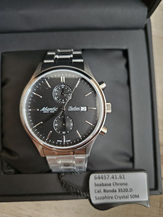 Nowy Zegarek Atlantic 64457.41.61 Seabase Chronograph