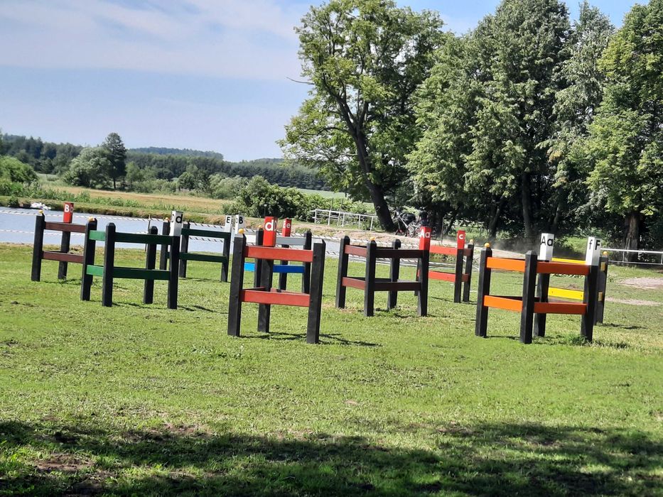 przeszkody maratonowe konie powożenie parkur